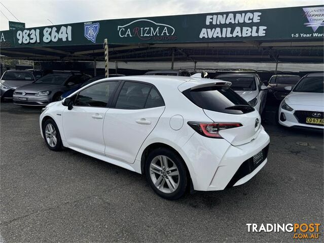 2020 TOYOTA COROLLA ASCENT SPORT HYBRID ZWE211R HATCH, 5 DOORS, 5 SEATS