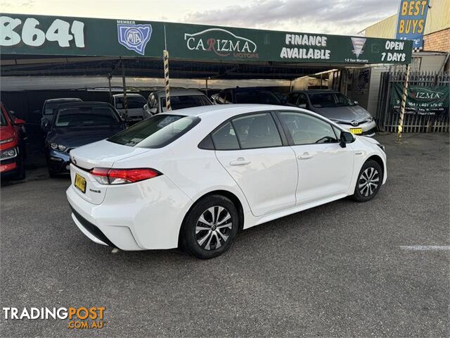 2021 TOYOTA COROLLA ASCENT SPORT (HYBRID) ZWE211R SEDAN, 4 DOORS, 5 SEATS