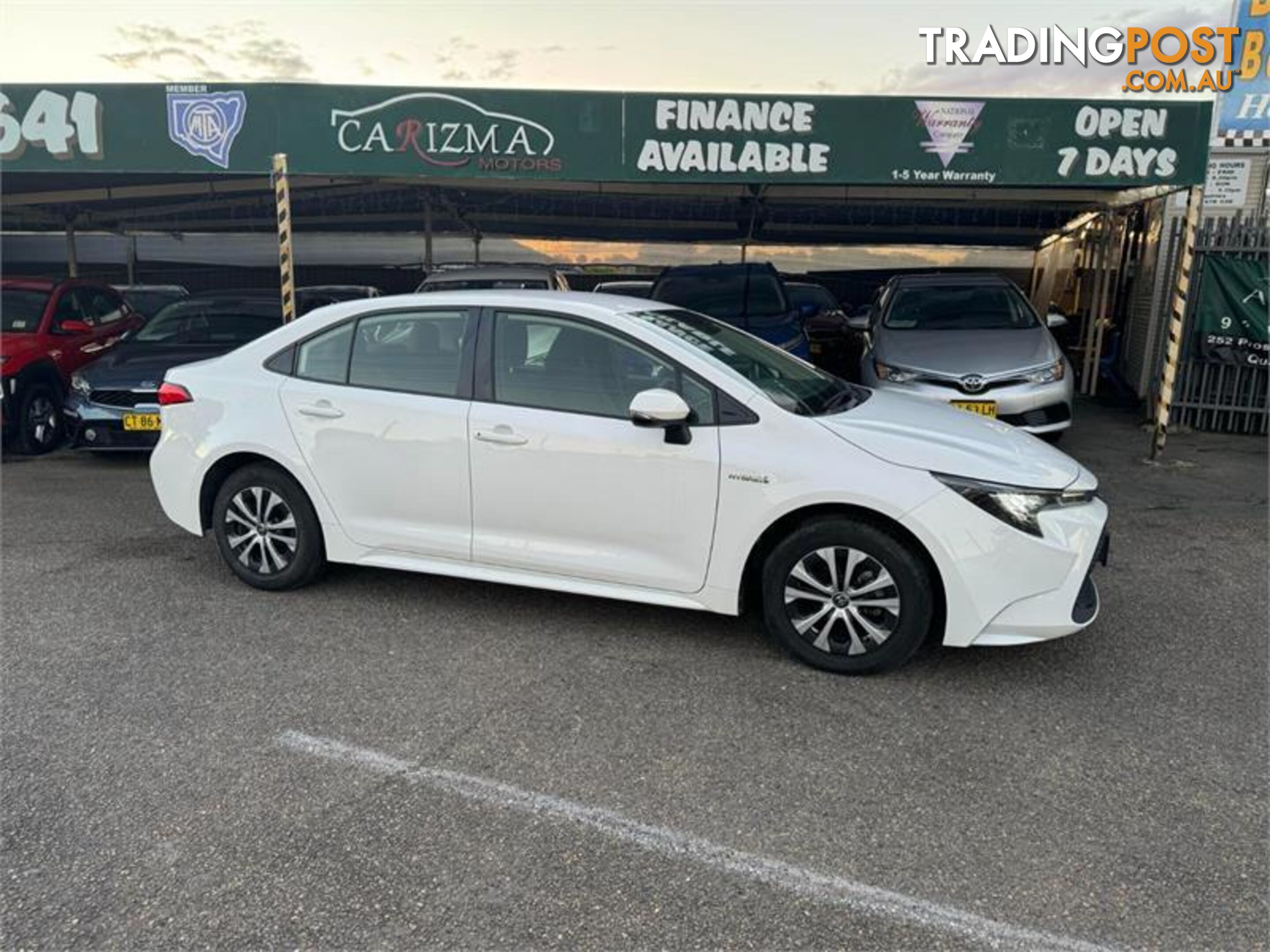 2021 TOYOTA COROLLA ASCENT SPORT (HYBRID) ZWE211R SEDAN, 4 DOORS, 5 SEATS