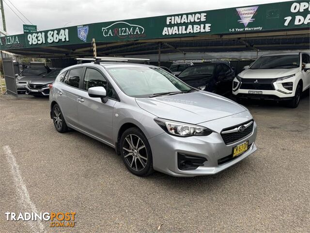 2017 SUBARU IMPREZA 2.0I (AWD) MY18 HATCH, 5 DOORS, 5 SEATS