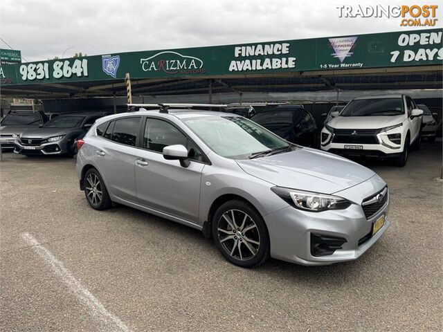 2017 SUBARU IMPREZA 2.0I (AWD) MY18 HATCH, 5 DOORS, 5 SEATS