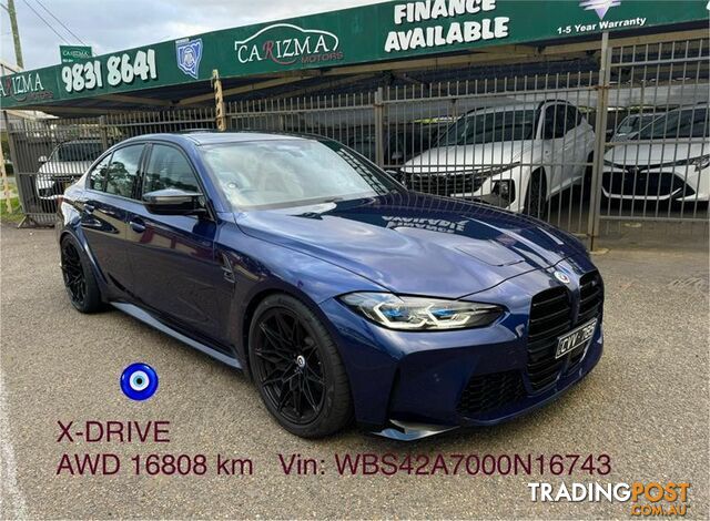 2022 BMW M3 COMPETITION M XDRIVE G80 SEDAN, 4 DOORS, 5 SEATS