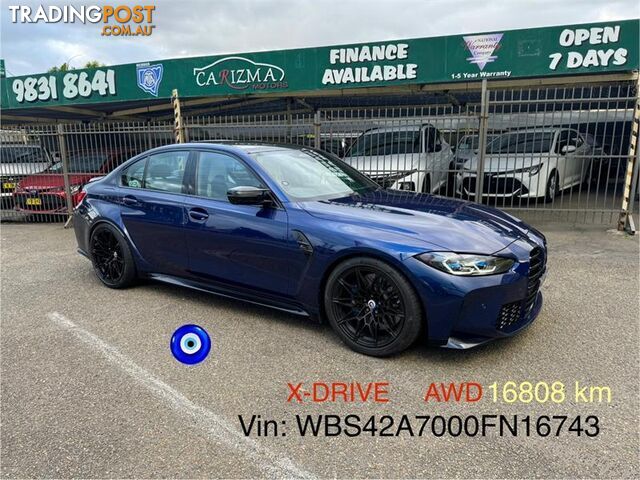 2022 BMW M3 COMPETITION M XDRIVE G80 SEDAN, 4 DOORS, 5 SEATS