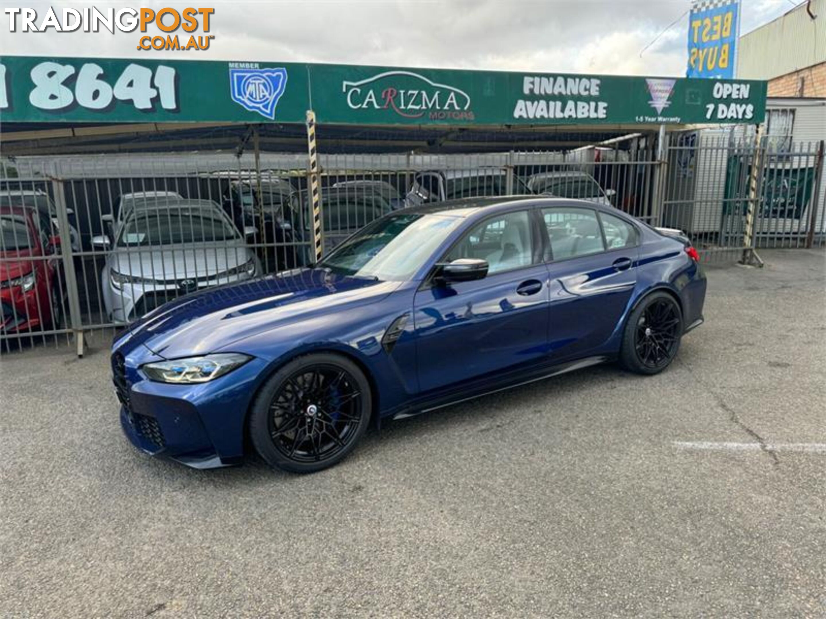 2022 BMW M3 COMPETITION M XDRIVE G80 SEDAN, 4 DOORS, 5 SEATS