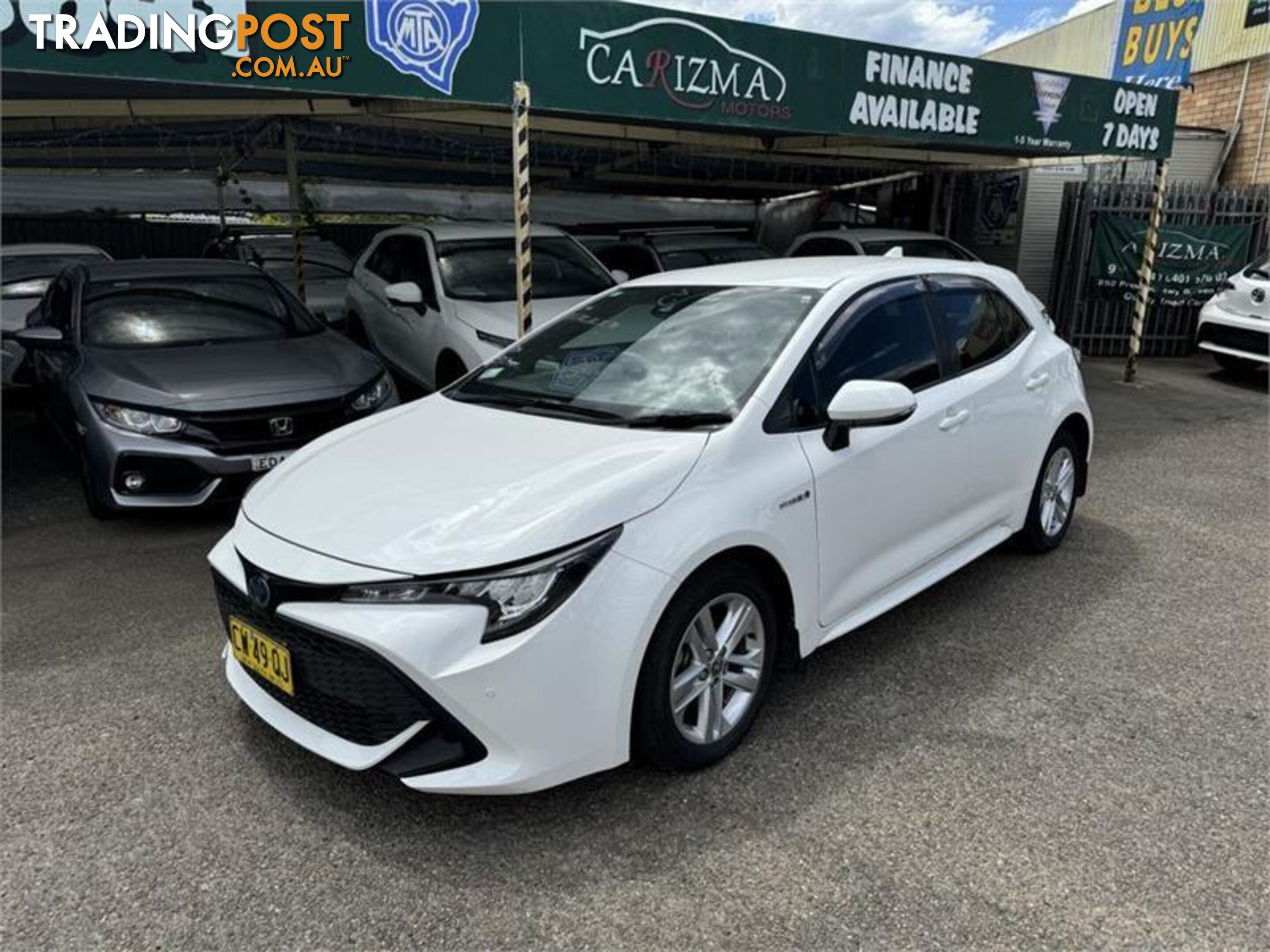 2020 TOYOTA COROLLA ASCENT SPORT (HYBRID) ZWE211R HATCH, 5 DOORS, 5 SEATS