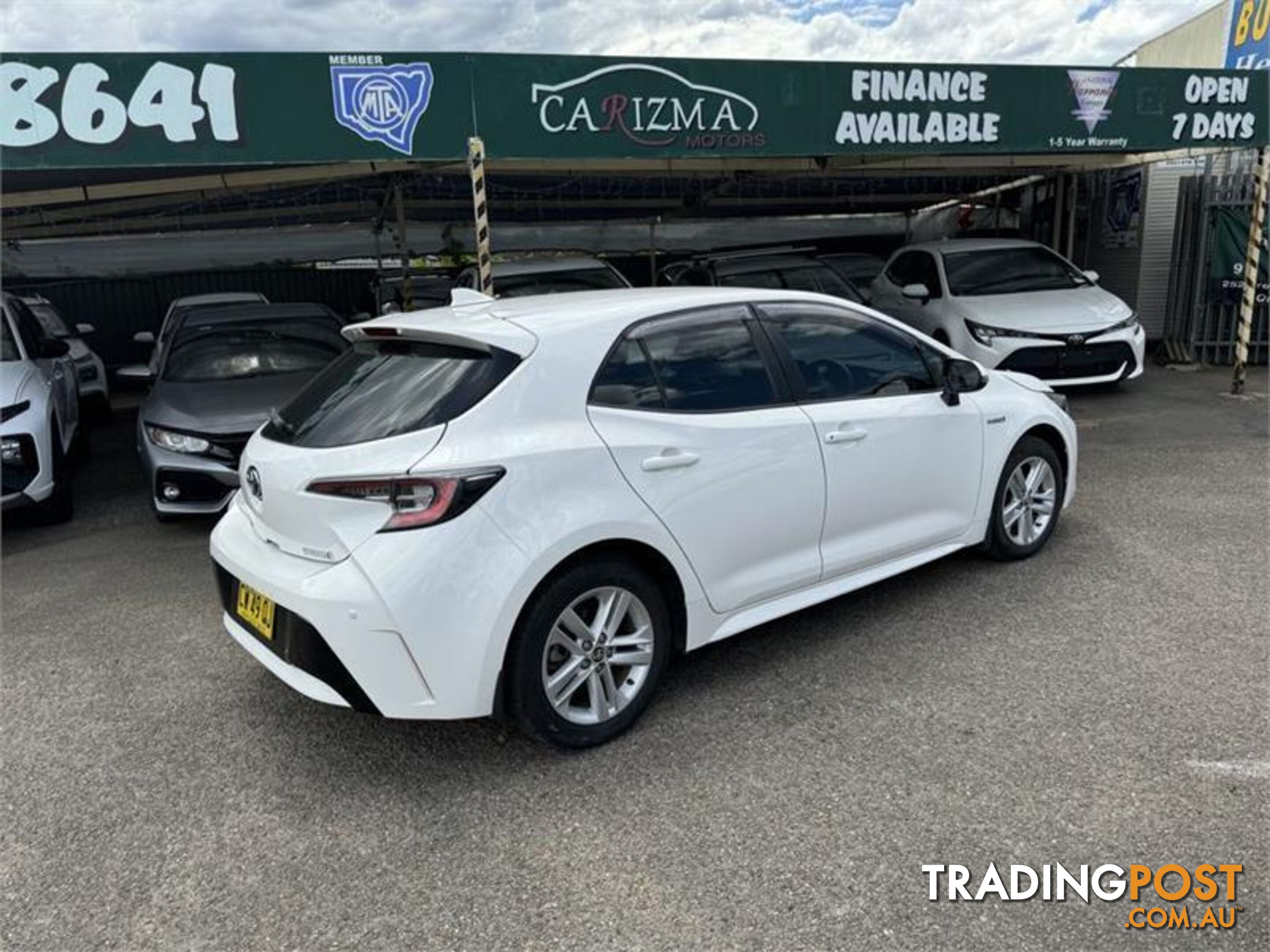 2020 TOYOTA COROLLA ASCENT SPORT (HYBRID) ZWE211R HATCH, 5 DOORS, 5 SEATS