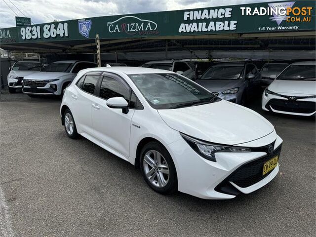 2020 TOYOTA COROLLA ASCENT SPORT (HYBRID) ZWE211R HATCH, 5 DOORS, 5 SEATS