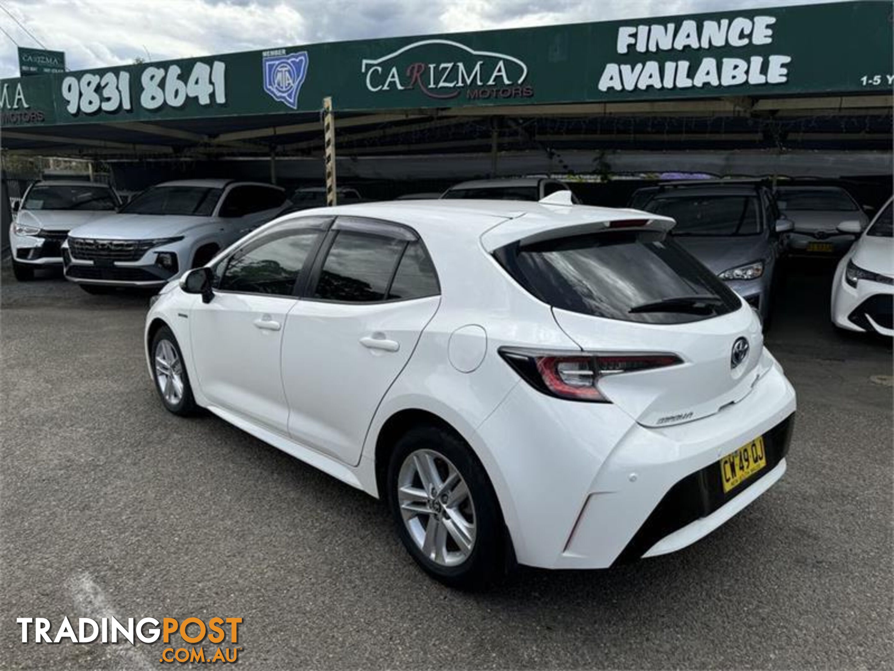 2020 TOYOTA COROLLA ASCENT SPORT (HYBRID) ZWE211R HATCH, 5 DOORS, 5 SEATS