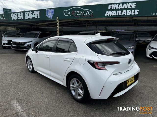 2020 TOYOTA COROLLA ASCENT SPORT (HYBRID) ZWE211R HATCH, 5 DOORS, 5 SEATS