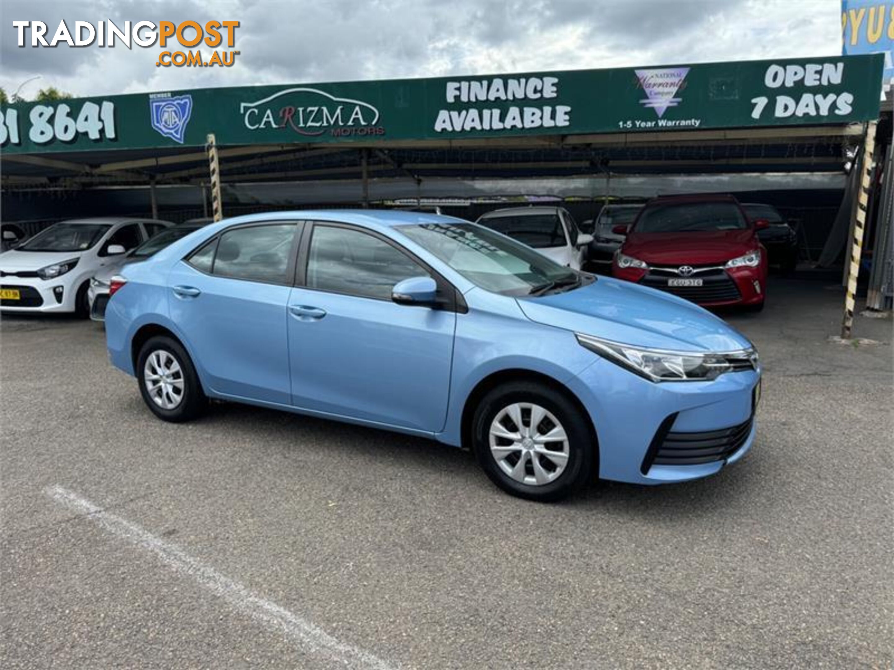 2018 TOYOTA COROLLA ASCENT ZRE172R MY17 SEDAN, 4 DOORS, 5 SEATS