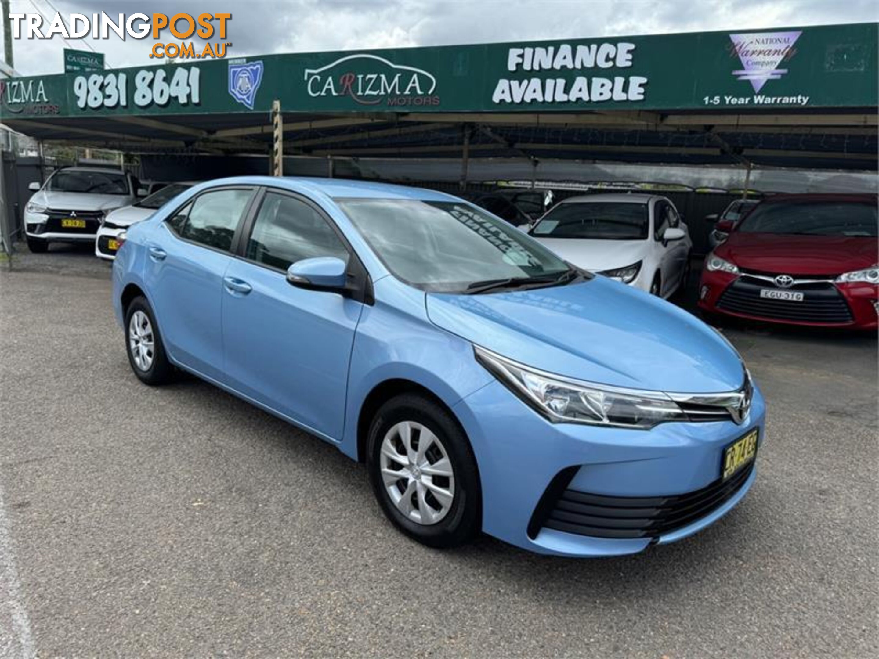 2018 TOYOTA COROLLA ASCENT ZRE172R MY17 SEDAN, 4 DOORS, 5 SEATS