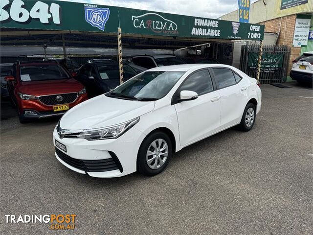 2017 TOYOTA COROLLA ASCENT ZRE172R MY17 SEDAN, 4 DOORS, 5 SEATS