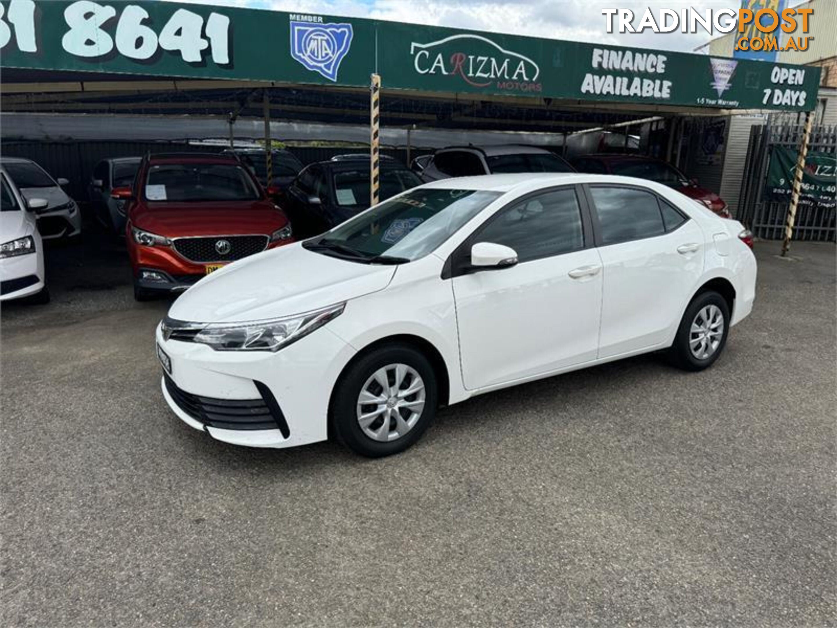 2017 TOYOTA COROLLA ASCENT ZRE172R MY17 SEDAN, 4 DOORS, 5 SEATS