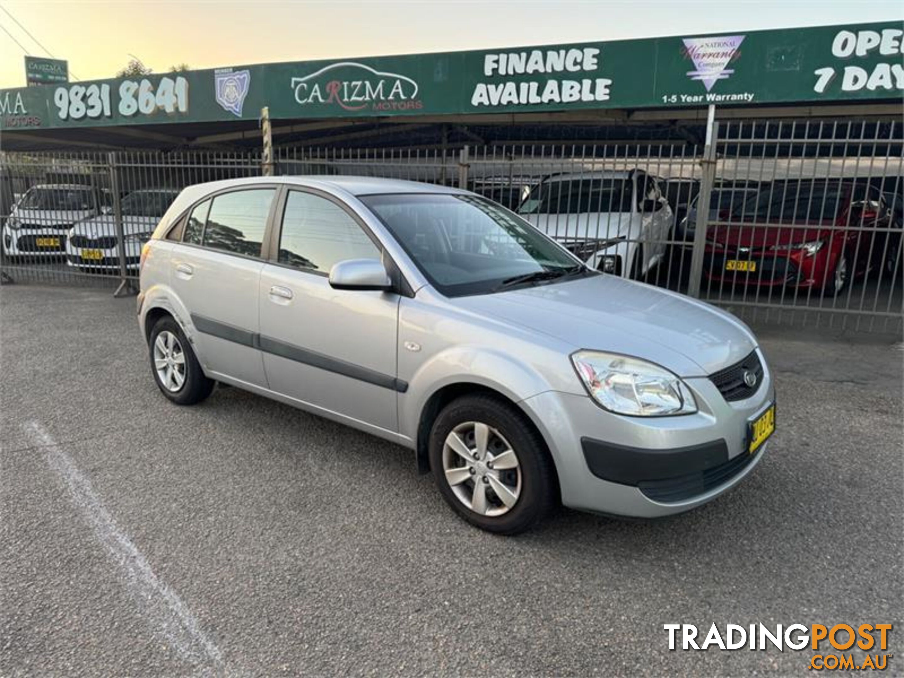 2007 KIA RIO LX JB HATCH, 5 DOORS, 5 SEATS