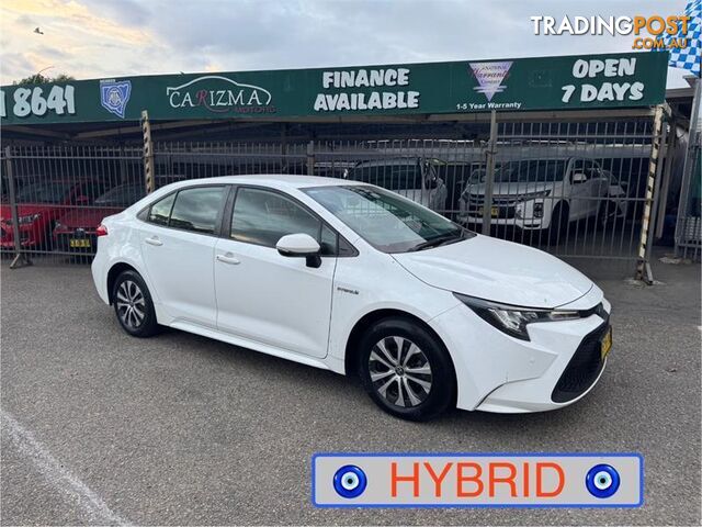 2021 TOYOTA COROLLA ASCENT SPORT (HYBRID) ZWE211R SEDAN, 4 DOORS, 5 SEATS