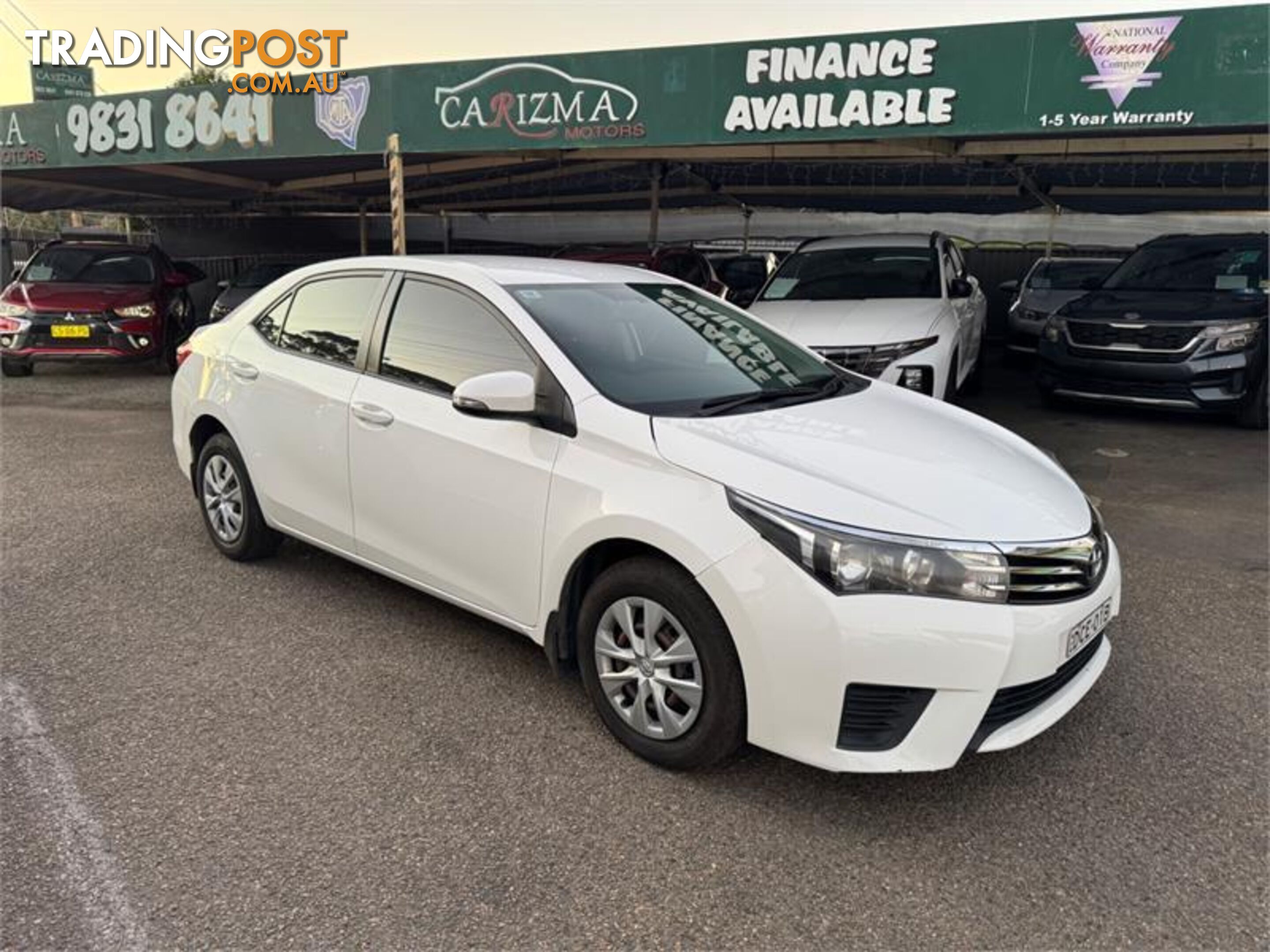 2016 TOYOTA COROLLA ASCENT ZRE172R SEDAN, 4 DOORS, 5 SEATS