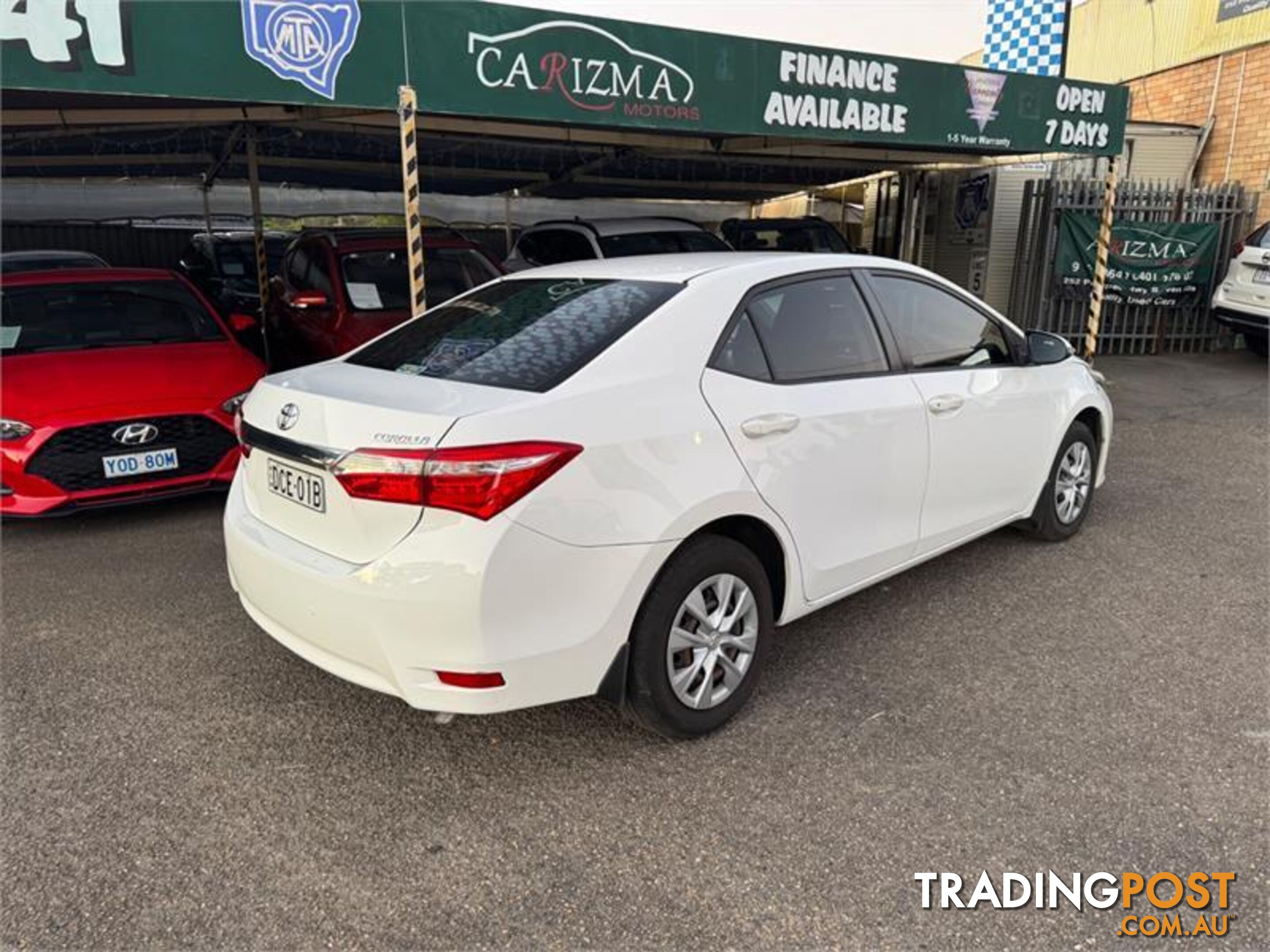 2016 TOYOTA COROLLA ASCENT ZRE172R SEDAN, 4 DOORS, 5 SEATS