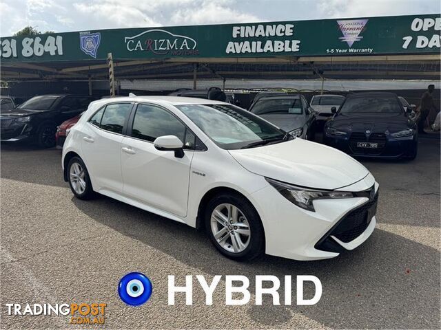 2022 TOYOTA COROLLA ASCENT SPORT HYBRID ZWE211R HATCHBACK