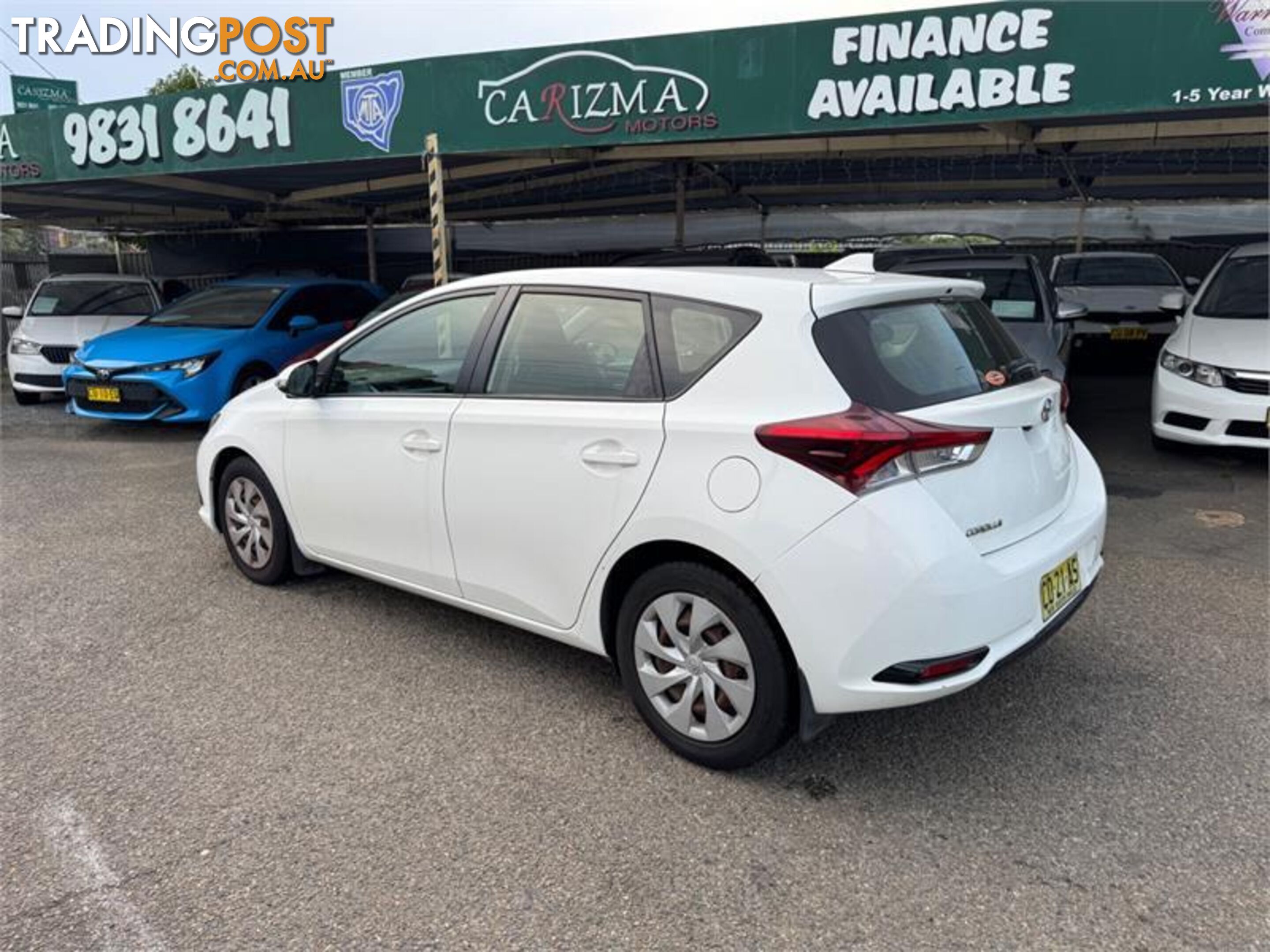 2017 TOYOTA COROLLA ASCENT ZRE182R MY17 HATCHBACK