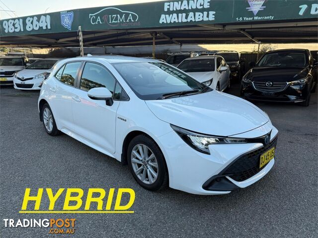 2023 TOYOTA COROLLA ASCENT SPORT HYBRID ZWE219R 5D HATCHBACK