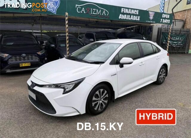 2021 TOYOTA COROLLA ASCENT SPORT HYBRID ZWE211R 4D SEDAN