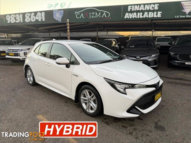 2019 TOYOTA COROLLA ASCENT SPORT HYBRID ZWE211R 5D HATCHBACK
