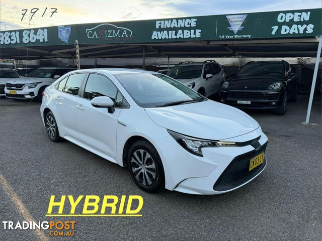 2020 TOYOTA COROLLA ASCENT SPORT HYBRID ZWE211R 4D SEDAN