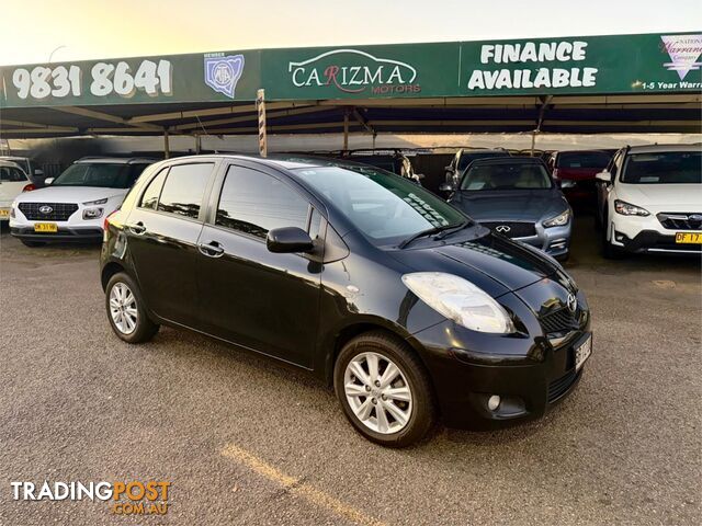 2009 TOYOTA YARIS YR NCP90R 08 UPGRADE 5D HATCHBACK