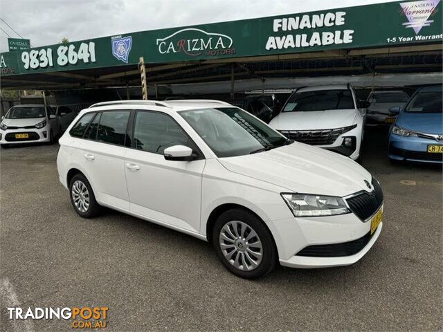 2020 SKODA FABIA 81 TSI NJ MY20 WAGON, 4 DOORS, 5 SEATS