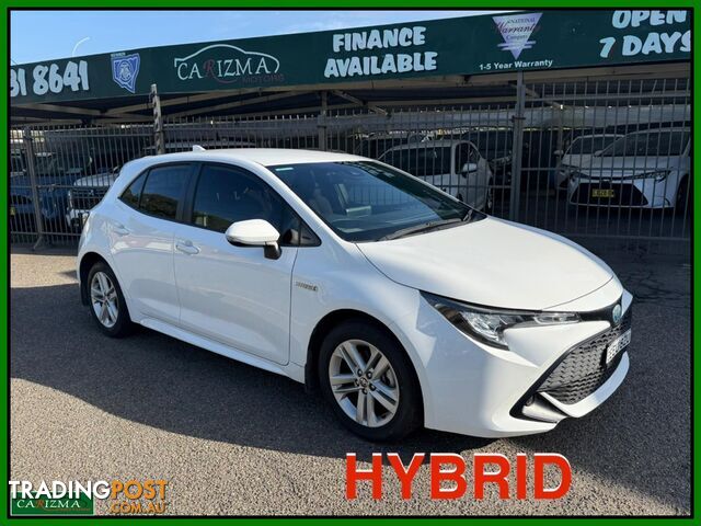 2019 TOYOTA COROLLA ASCENT SPORT HYBRID ZWE211R 5D HATCHBACK