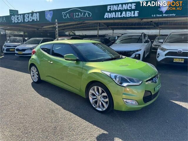 2012 HYUNDAI VELOSTER  FS MY13 HATCH, 3 DOORS, 4 SEATS