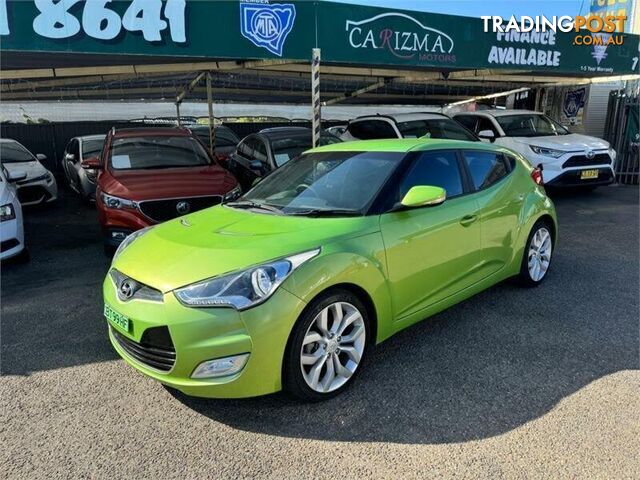 2012 HYUNDAI VELOSTER  FS MY13 HATCH, 3 DOORS, 4 SEATS