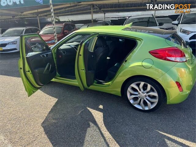 2012 HYUNDAI VELOSTER  FS MY13 HATCH, 3 DOORS, 4 SEATS