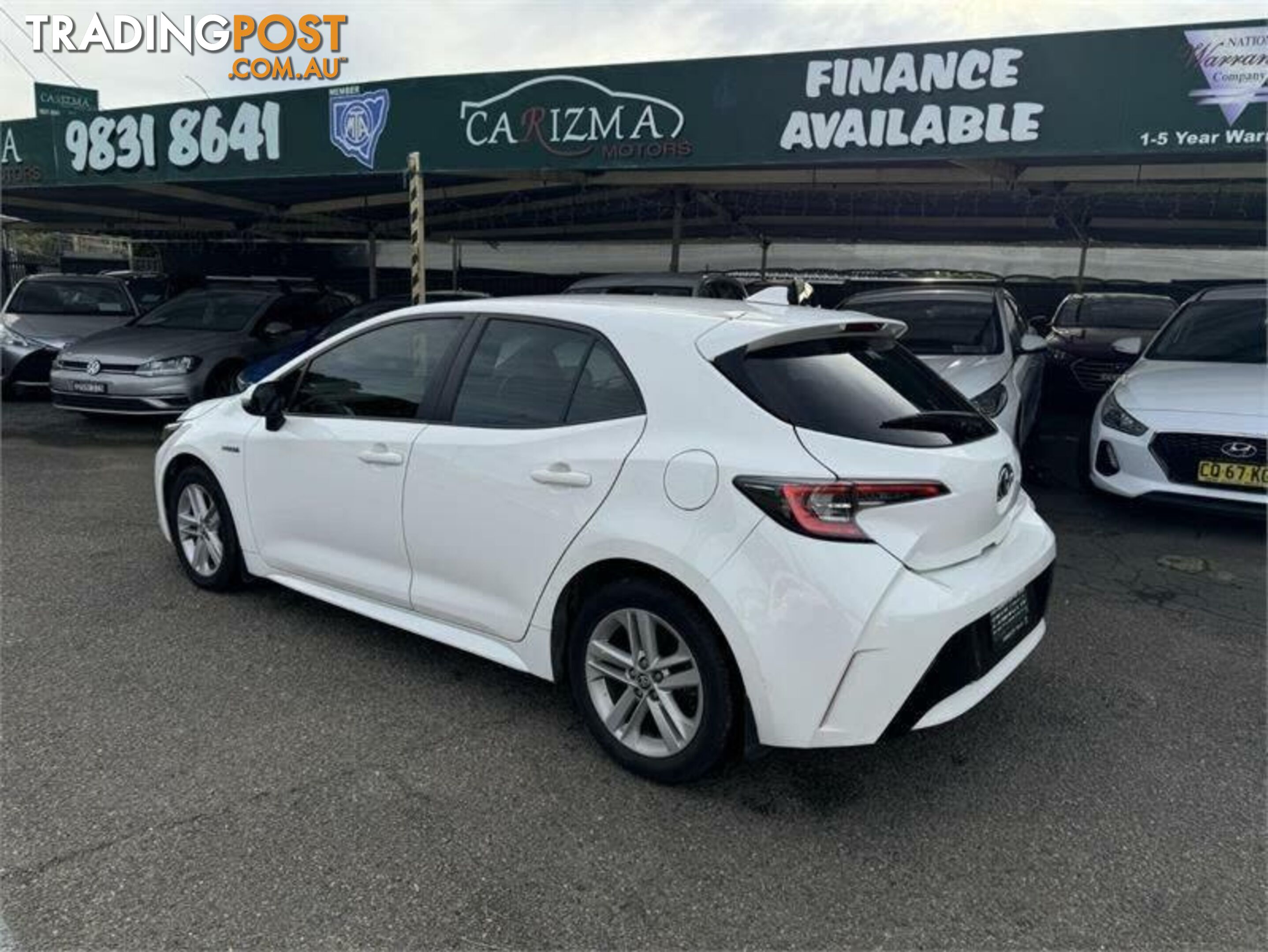 2020 TOYOTA COROLLA ASCENT SPORT HYBRID ZWE211R HATCH, 5 DOORS, 5 SEATS