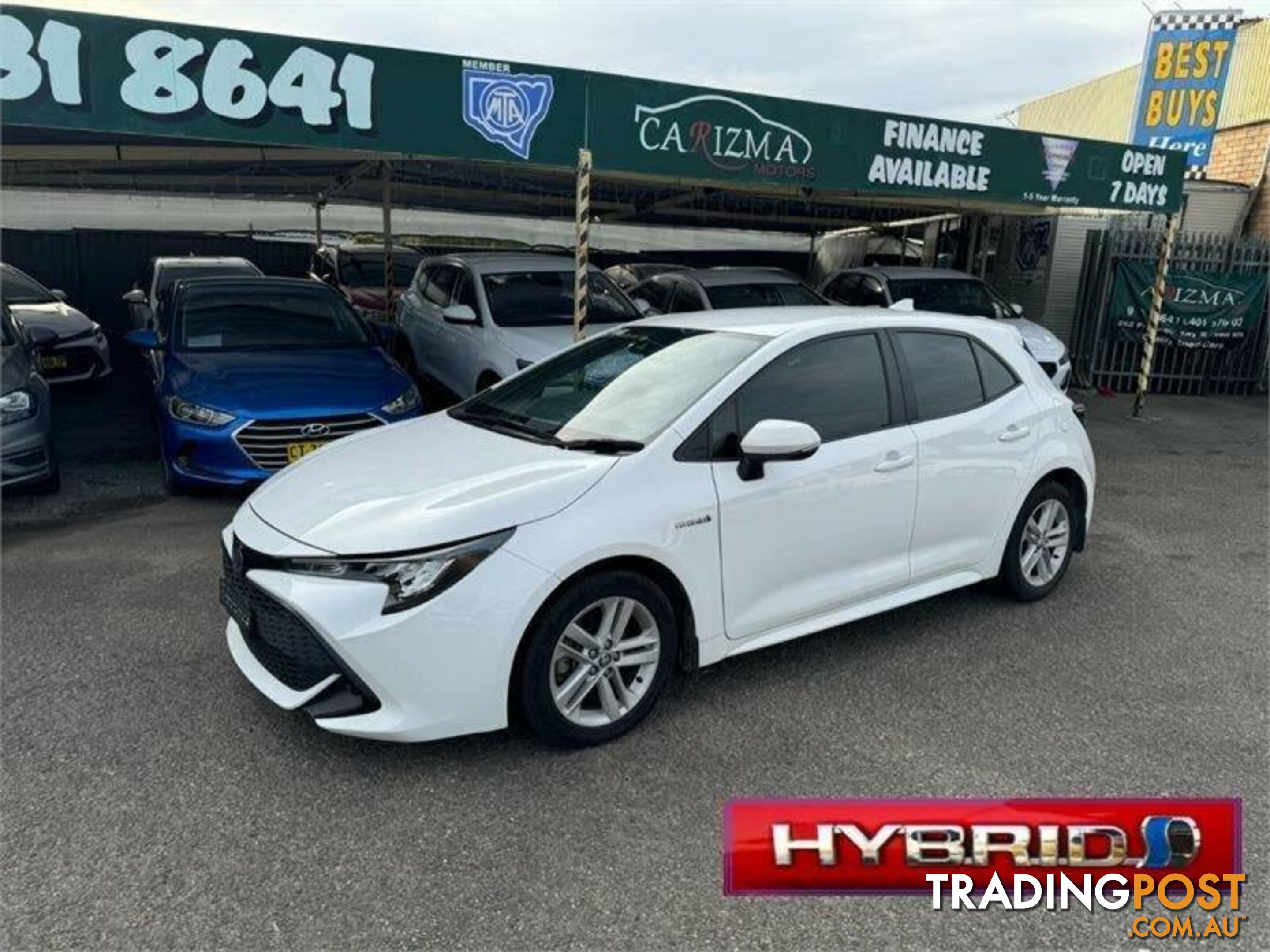 2020 TOYOTA COROLLA ASCENT SPORT HYBRID ZWE211R HATCH, 5 DOORS, 5 SEATS