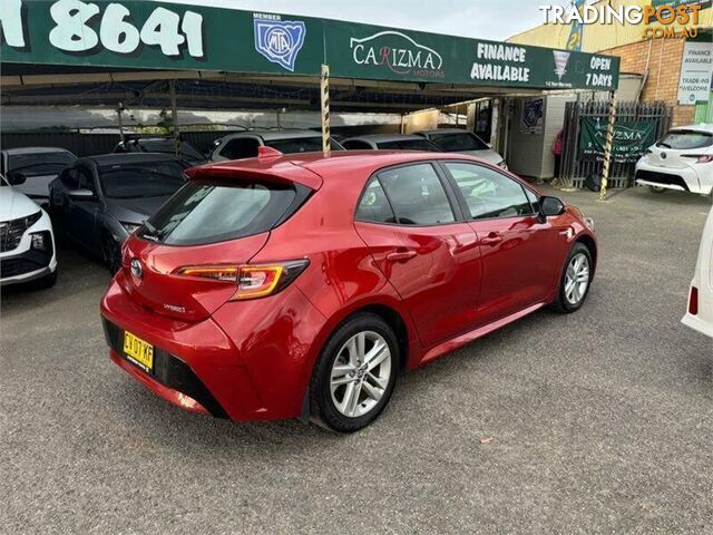 2019 TOYOTA COROLLA ASCENT SPORT (HYBRID) ZWE211R HATCH, 5 DOORS, 5 SEATS