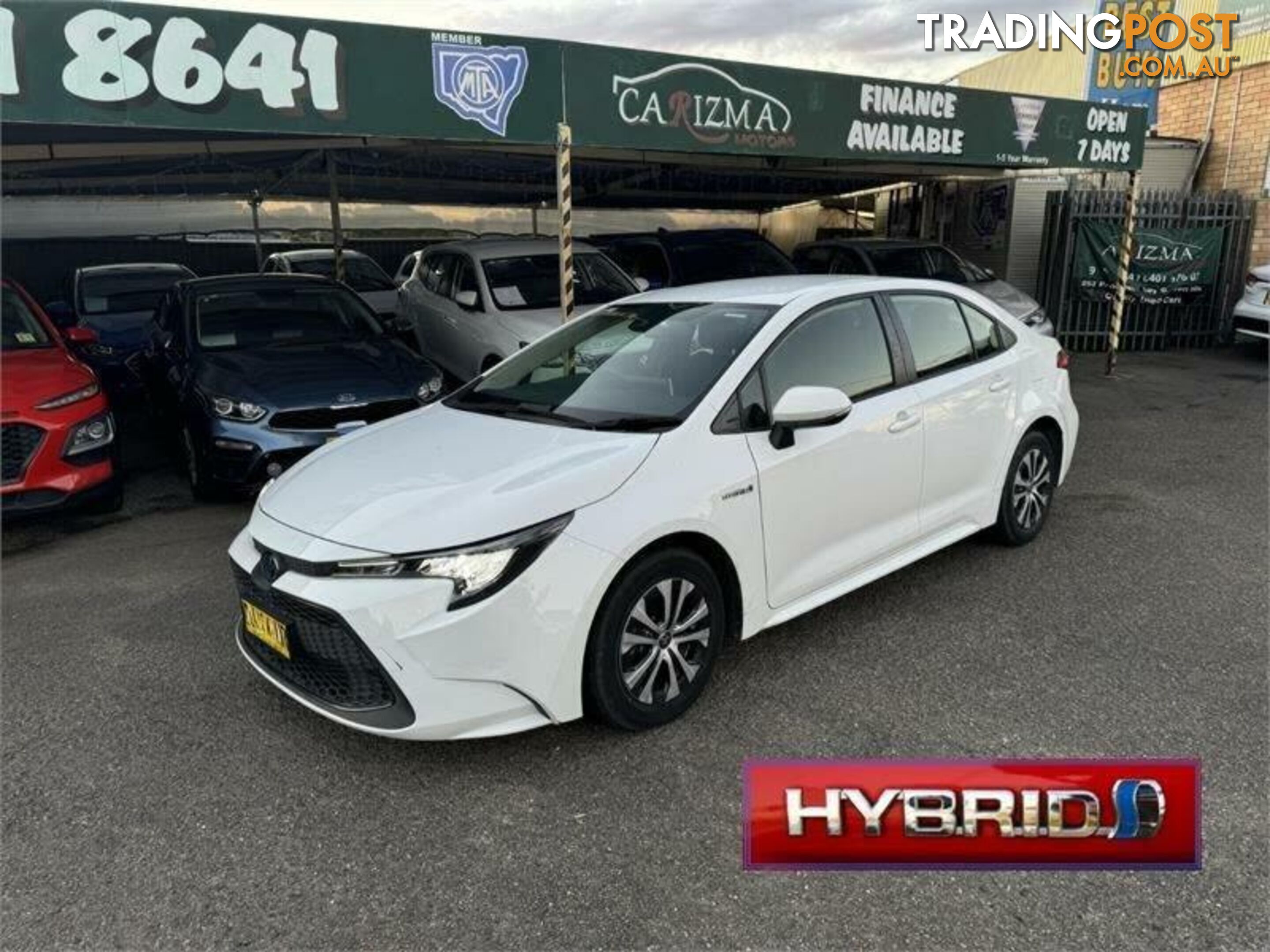 2021 TOYOTA COROLLA ASCENT SPORT (HYBRID) ZWE211R SEDAN, 4 DOORS, 5 SEATS