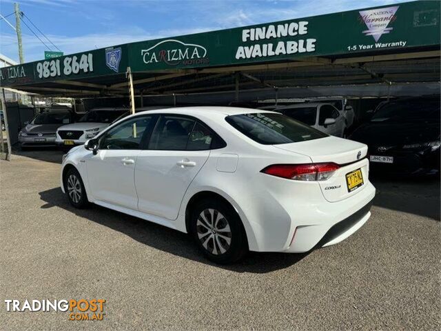 2021 TOYOTA COROLLA ASCENT SPORT (HYBRID) ZWE211R SEDAN, 4 DOORS, 5 SEATS