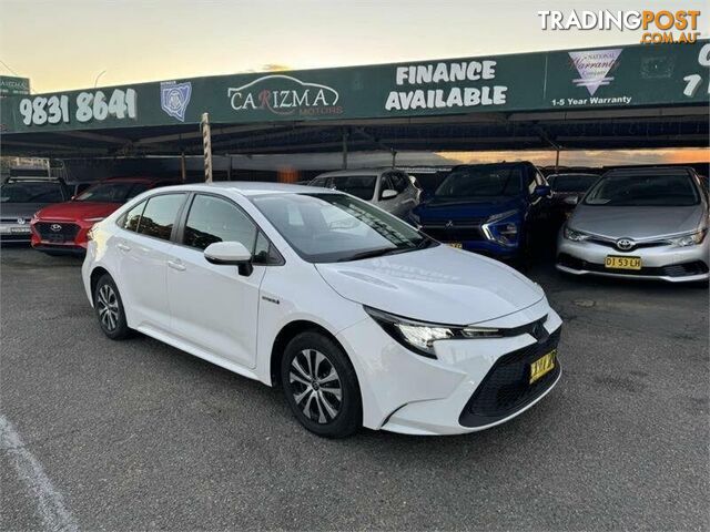 2021 TOYOTA COROLLA ASCENT SPORT (HYBRID) ZWE211R SEDAN, 4 DOORS, 5 SEATS