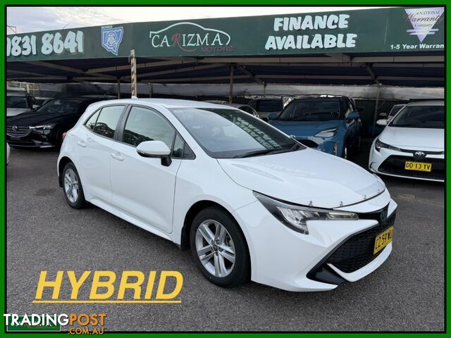 2020 TOYOTA COROLLA ASCENT SPORT HYBRID ZWE211R 5D HATCHBACK