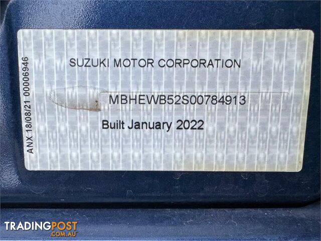 2022 SUZUKI BALENO GL EW SERIES II MY22 HATCHBACK