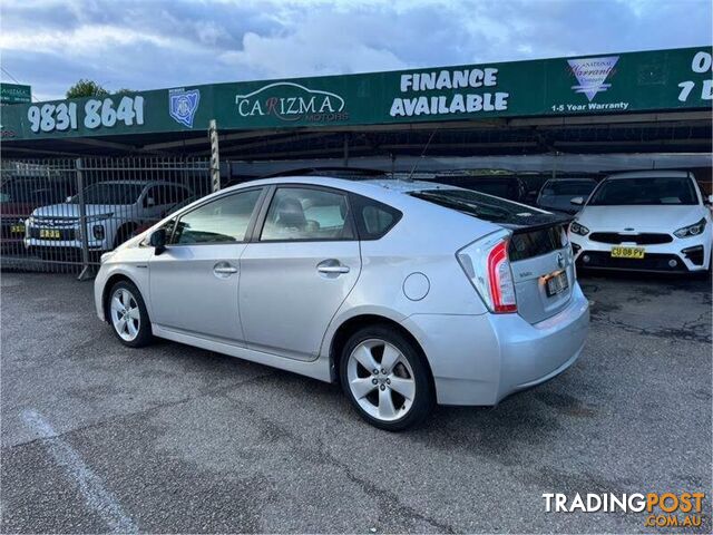 2014 TOYOTA PRIUS I-TECH HYBRID ZVW30R MY12 HATCHBACK