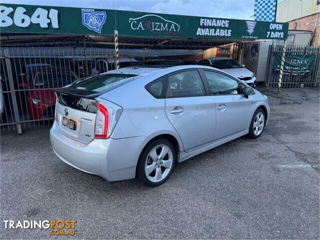 2014 TOYOTA PRIUS I-TECH HYBRID ZVW30R MY12 HATCHBACK