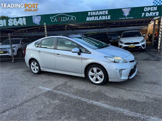 2014 TOYOTA PRIUS I-TECH HYBRID ZVW30R MY12 HATCHBACK