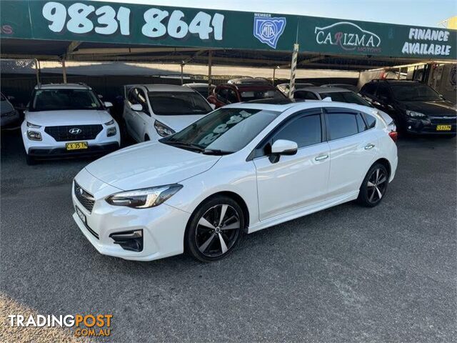 2018 SUBARU IMPREZA 2.0I-S (AWD) MY18 HATCH, 5 DOORS, 5 SEATS