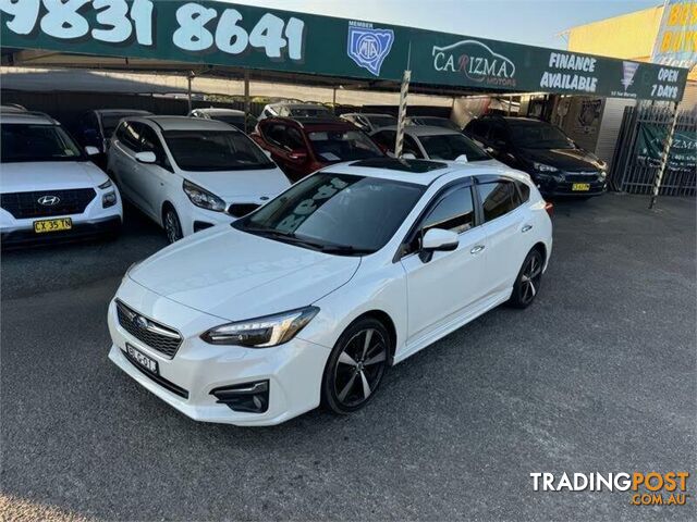 2018 SUBARU IMPREZA 2.0I-S (AWD) MY18 HATCH, 5 DOORS, 5 SEATS