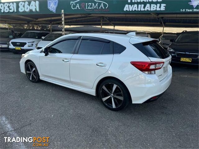 2018 SUBARU IMPREZA 2.0I-S (AWD) MY18 HATCH, 5 DOORS, 5 SEATS