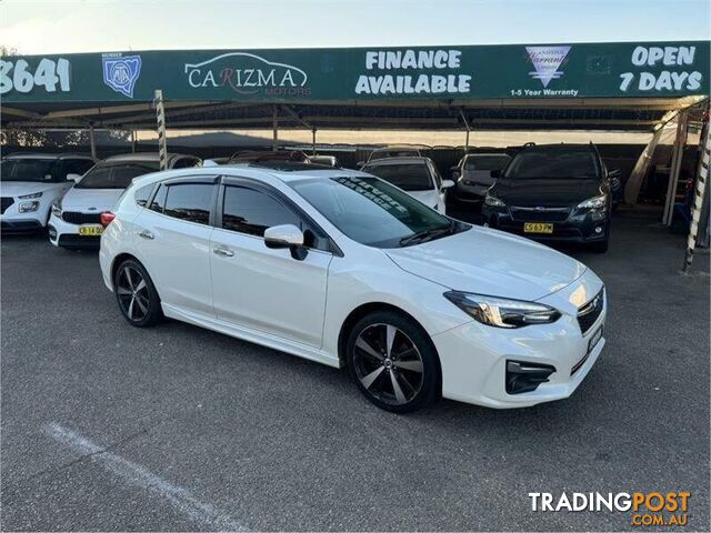 2018 SUBARU IMPREZA 2.0I-S (AWD) MY18 HATCH, 5 DOORS, 5 SEATS