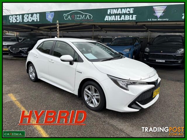2020 TOYOTA COROLLA ASCENT SPORT HYBRID ZWE211R 5D HATCHBACK