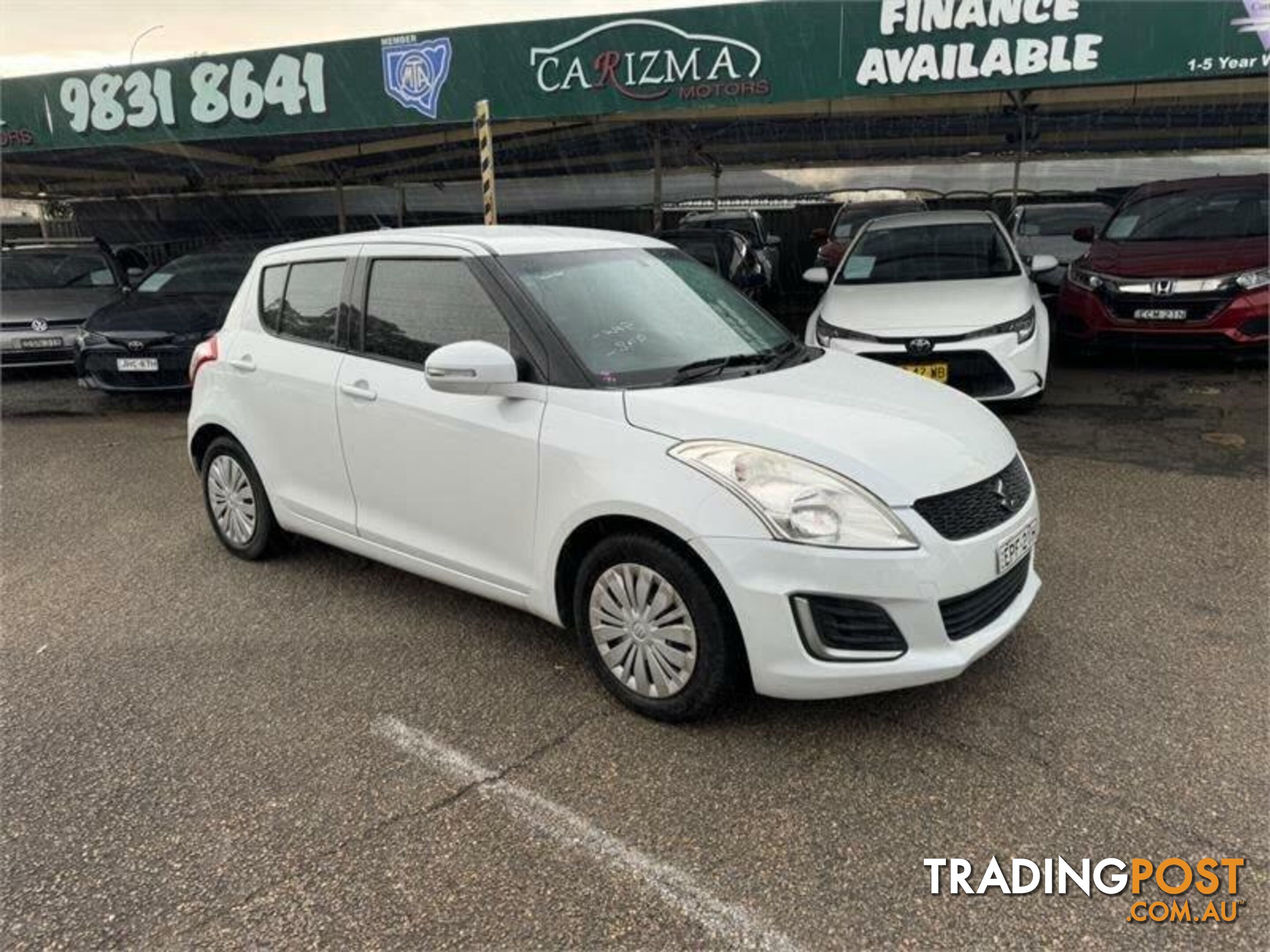 2015 SUZUKI SWIFT GL FZ HATCH, 5 DOORS, 5 SEATS